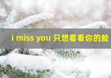 i miss you 只想看看你的脸